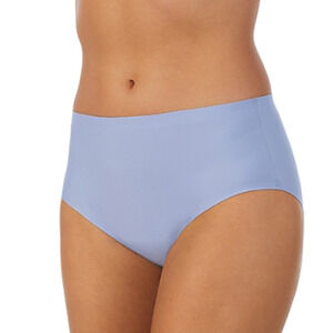 Le Mystere Women Smooth Shape Leakproof Brief Panty Blue Wave Size M
